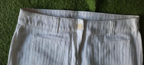 Nohavice biele vel.42, 42
