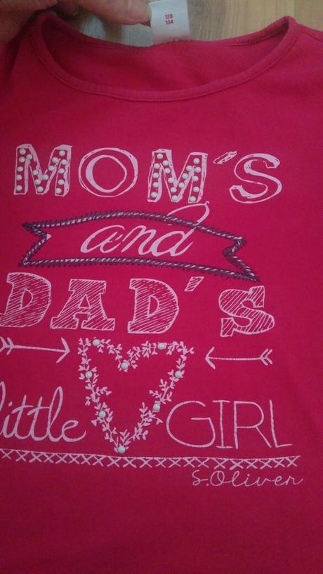 Ružové tričko, 116-122-128, esprit,122