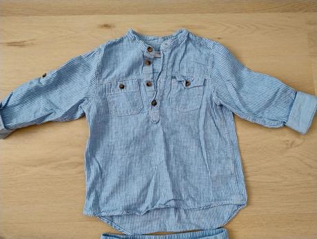 Ľanová košela, h&m,98