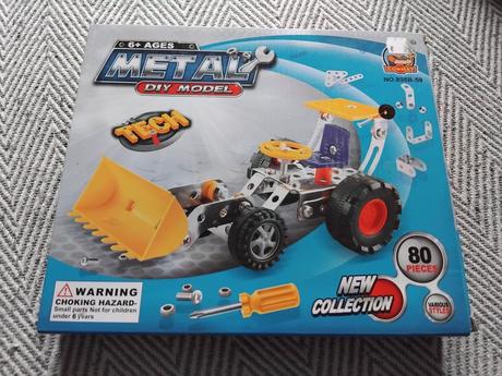 Kovova skladačka bager,