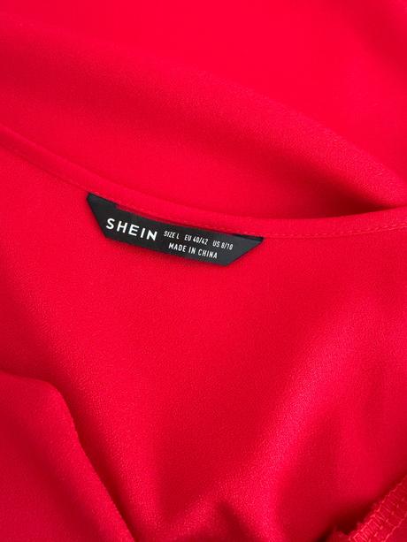 Elegantná červená blúzka, l