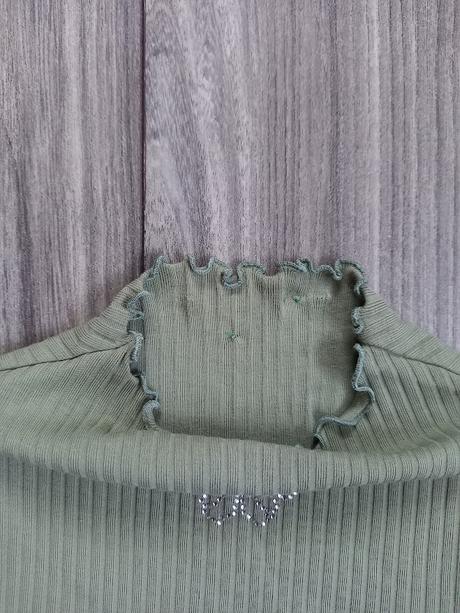 Vrúbkované tričko, h&m,xs