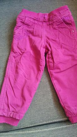 Teple,podšité nohavice, 98