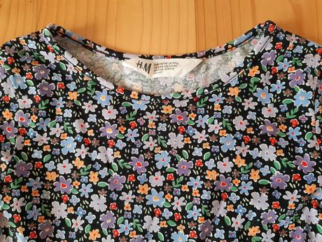 Šaty s jemnými kvietkami, h&m,110
