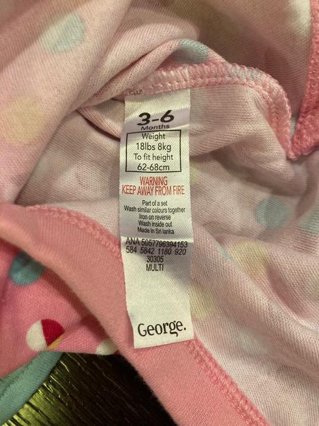 6 ks body s krátkym rukávom, nenosene, george,68