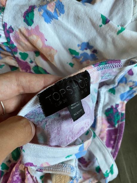 Romanticke kvetinkove saty, topshop,m