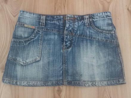 Dámská riflová sukna, s