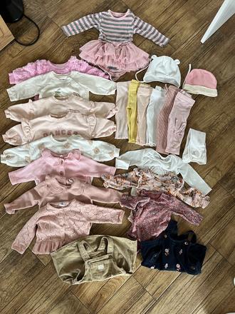 Balík oblečenia pre dievcatko 62-68, 50–62