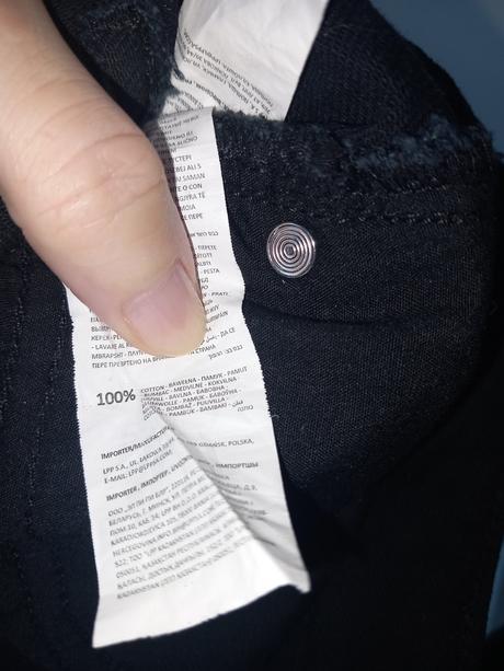 Čierne rifle s vysokým pásom m/40/l, reserved,m