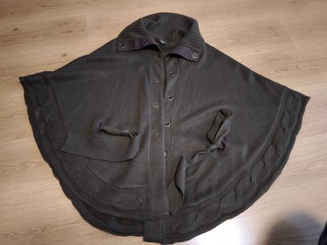 Vlnené pončo, xl