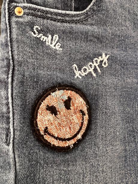 Ikks embroidery skinny jeans vel.5, 110