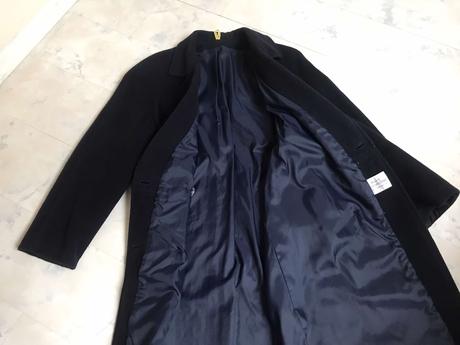 Vlnený kašmírový kabát over size, 40