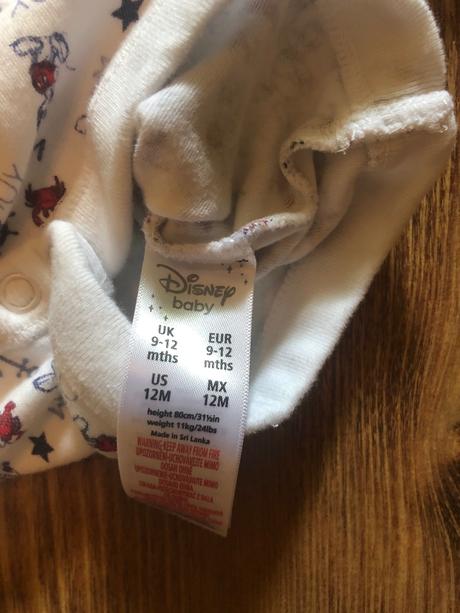 Body mickey mouse + čiapka, disney,80