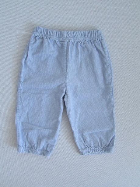 Menčestrové nohavice na 6-12 mesiacov, 80