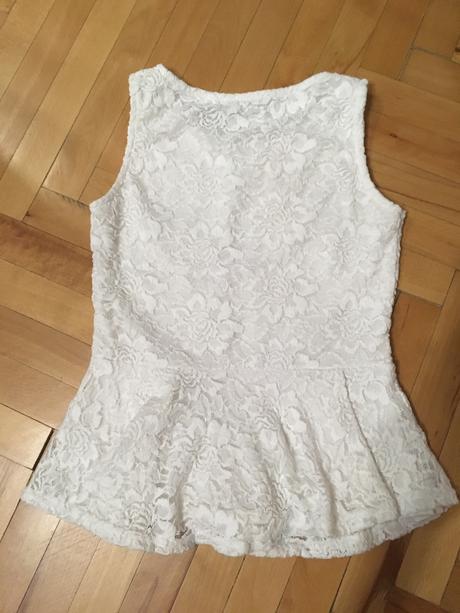 Tričko s čipkou, amisu,m