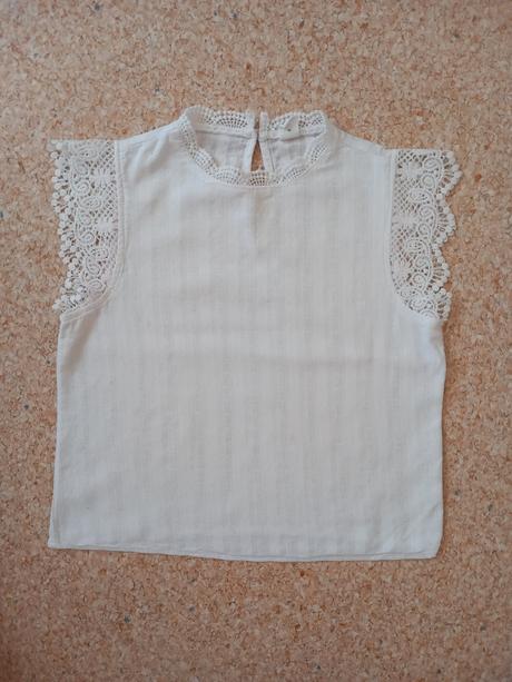 Biela letná blúzka 134/140, 134