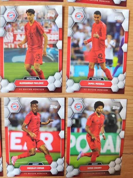Futbalové kartičky - fc bayern munchen,