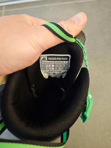 Inline kolieskové korčule k2 raider 29-34, k2,33