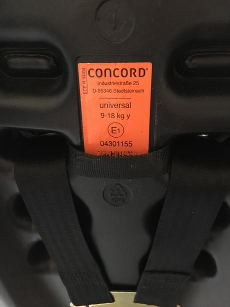 Autosedačka, concord