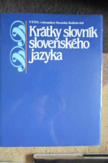 Kratky slovnik slovenskeho jazyka,