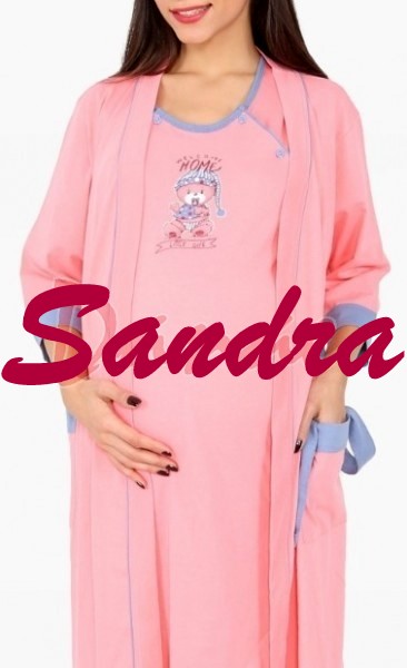 Tehotenská súpravička župan a nočná košeľa, vienetta secret,l / m / s / xl