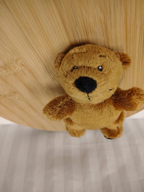 Plyšový hnedý medveď, igloo, 16 cm, 