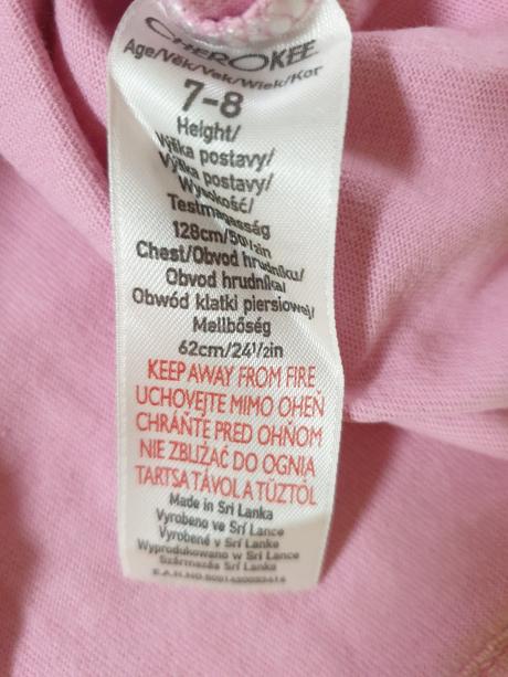 2 ružové tričká na leto v. 128, tesco,128