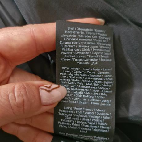 Kožená bunda pieces, l