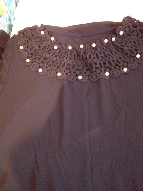 Tricko s koralkami, xl