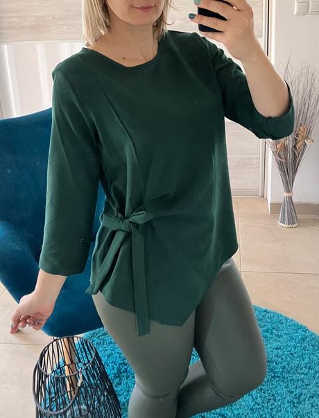 Dámska blúzka s detailom na zaviazanie (uni), l / m / s