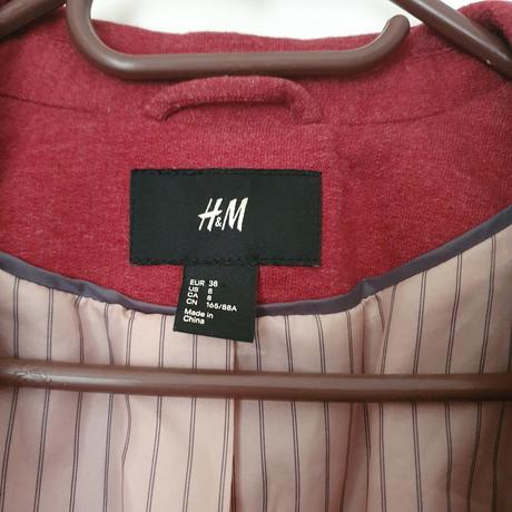 Sako bordové, h&m,m