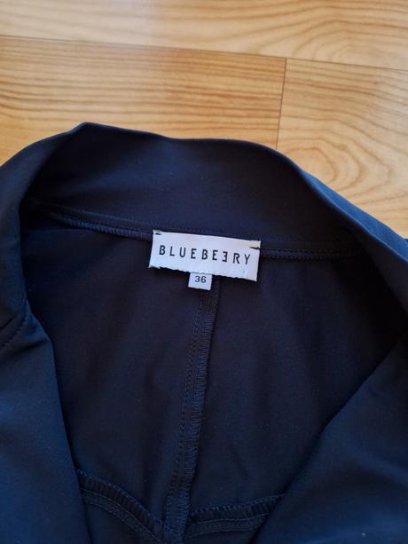 Športovo elegantne šaty blueberry, 36