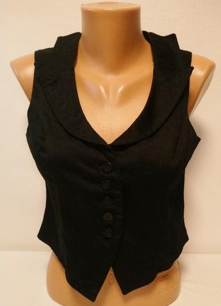 Dámska čierna vesta, clockhouse, clockhouse,m