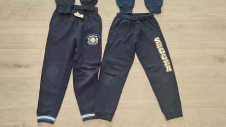 4x tepláky veľkosť 128, 7 az 8 rokov, h&m,128