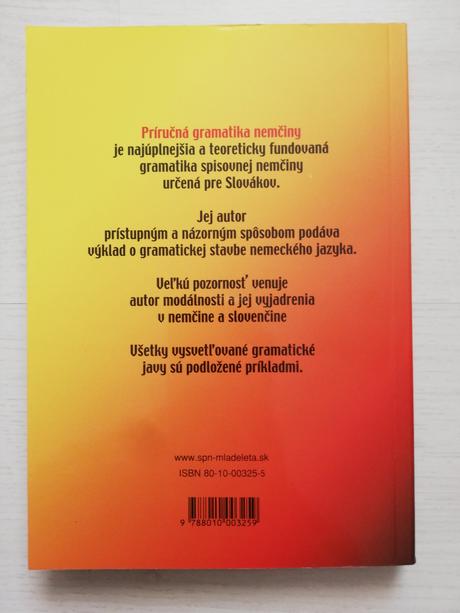 Príručná gramatika nemčiny, 