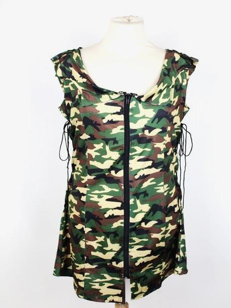 Maskačové šaty " vojačka" veľ. m a,