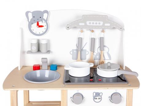 Drevená kuchynka s príslušenstvom, 75 x 59,5 x 29,,