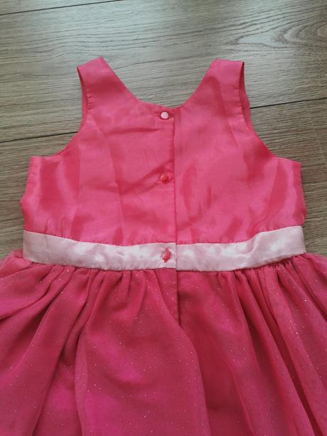 Ružové šaty, h&m,122