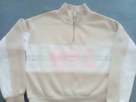 Mikina krátky strih, h&m,134