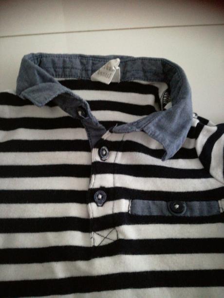 Body bielo-modre, h&m,80