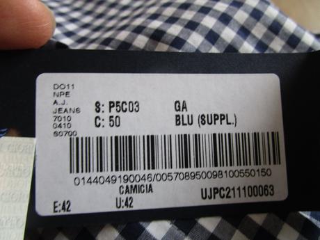 Košeľa armani jeans, armani,m / xs