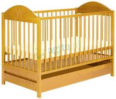 Postieľka evelina ii+šuflík borovica, šírka (cm): 60,dĺžka (cm): 120