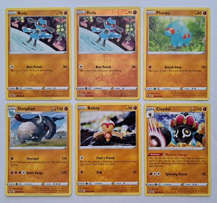 Pokémon karty "silver tempest" (6), 