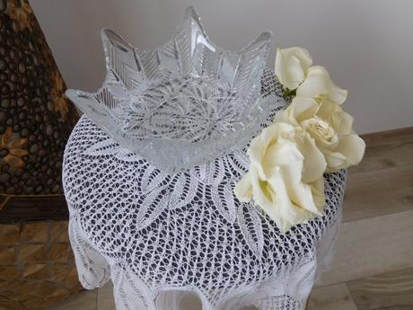 Kryštálová miska v tvare hviezdy-top top stav,, 