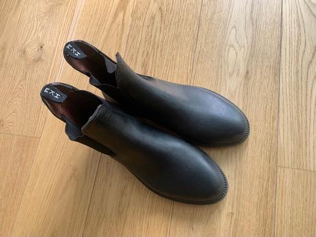 Kožené jazdecké topánky zn. hkm veľ. 34, 34