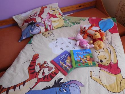 Macko poo-postelná bielizen,plišáci knihy, šírka (cm): 140,dĺžka (cm): 200