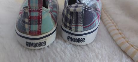 Gymbore kárované tenisky bez šnúrok, 21