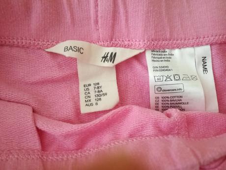 Bavlnené kraťasy, h&m,128
