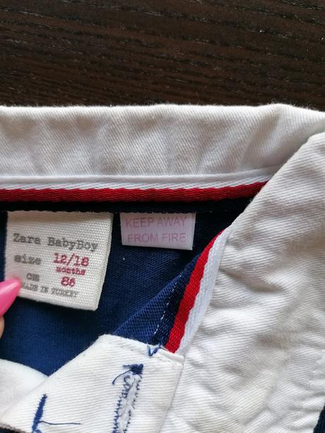 Modré pólo tricka, zara,86