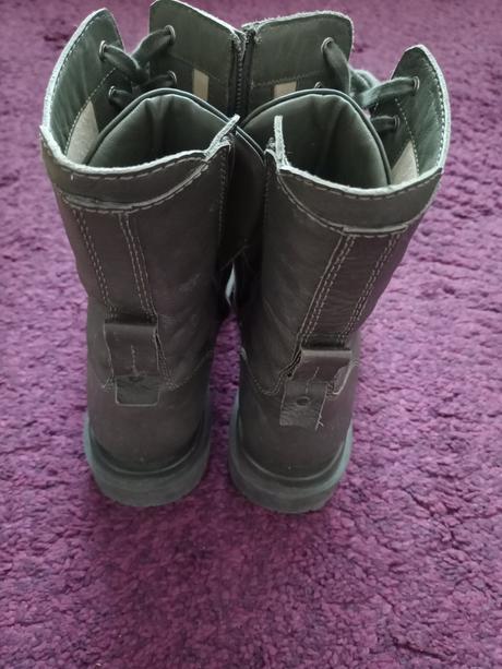 Čižmy koža zelené, 39